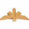 Ekena Millwork Davenport Rough Sawn Timber Gable Bracket, Western Red Cedar, 48"W x 28"H x 4"D x 6"F, 14/12 Pitch GBW048X28X0406DAV00RWR - alternate 3